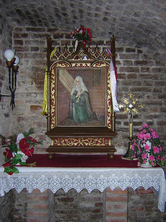 Ołtarz w celi bł. Doroty z Mątowów