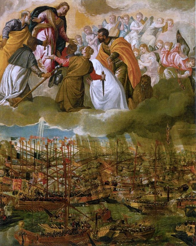 Bitwa pod Lepanto autora Paolo Veronese
