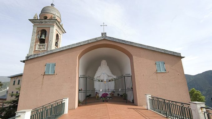 Sanktuarium Matki Bożej Miłosierdzia na górze Gazzo w Genui