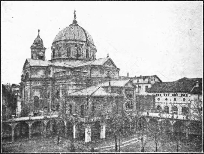 Widok z pokoju św. Jana Bosko (1916)